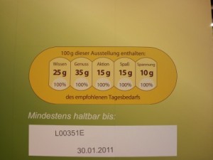 Nährwertangaben auch für Fernsehsendungen und Politiker ;-)