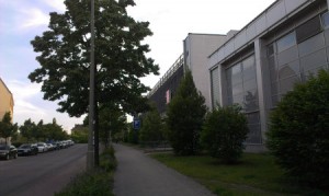 Gebäude einer Kaufhalle