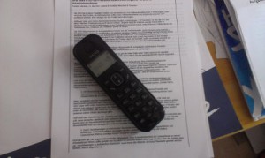 Foto von einem Telefon